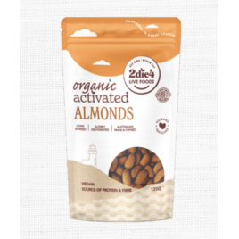 2die4 Activated Organic Almonds  120g